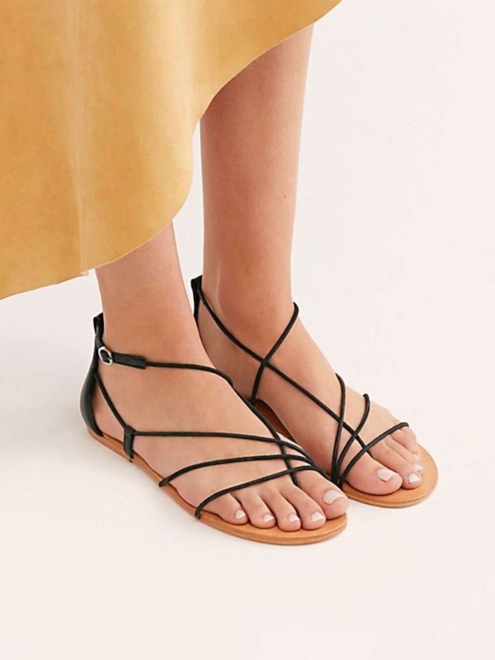 Free People New Valencia Strappy Sandals Never Worn